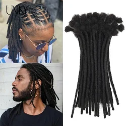 Dreadlocks Loc extensiones de cabello humano trenzado, Afro rizado, trenzas de ganchillo, Dread Locs, extensiones de cabello a granel para trenzar