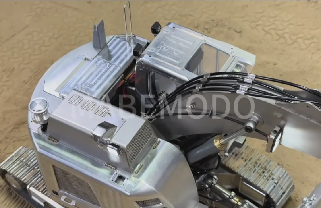 MD 926 RC掘削機トラックトラック ST8 ラジコン建設車両 4CHバルブ ライトサウンド バッテリーモデルおもちゃ ドーザーブレード付き