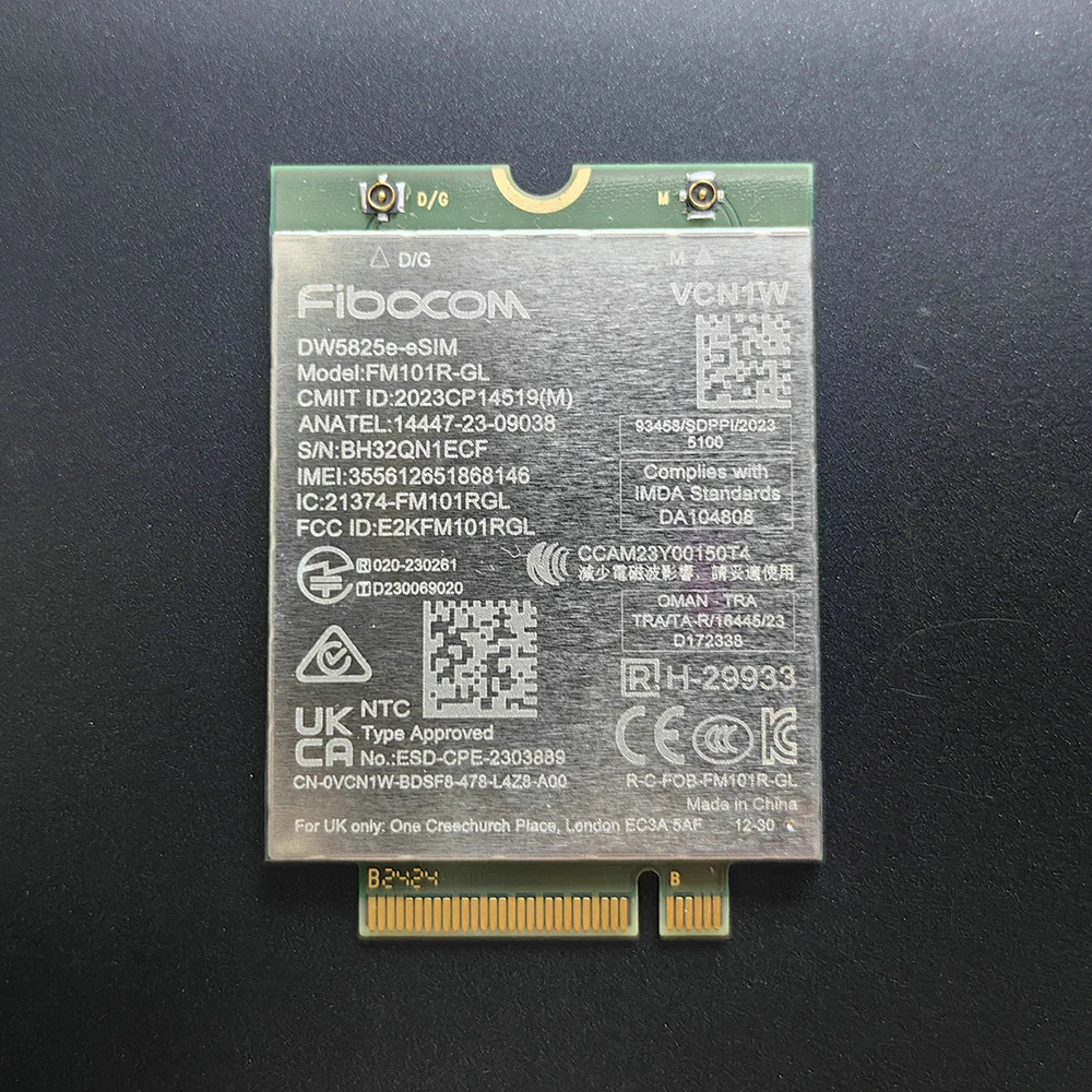 fm101r-gl-dw5825e-esim-lte-cat6-m2-wwan-module-for-latitude-3550-5350-5450-5550-7030-7350-7450-7650-precision-3591-3490-390