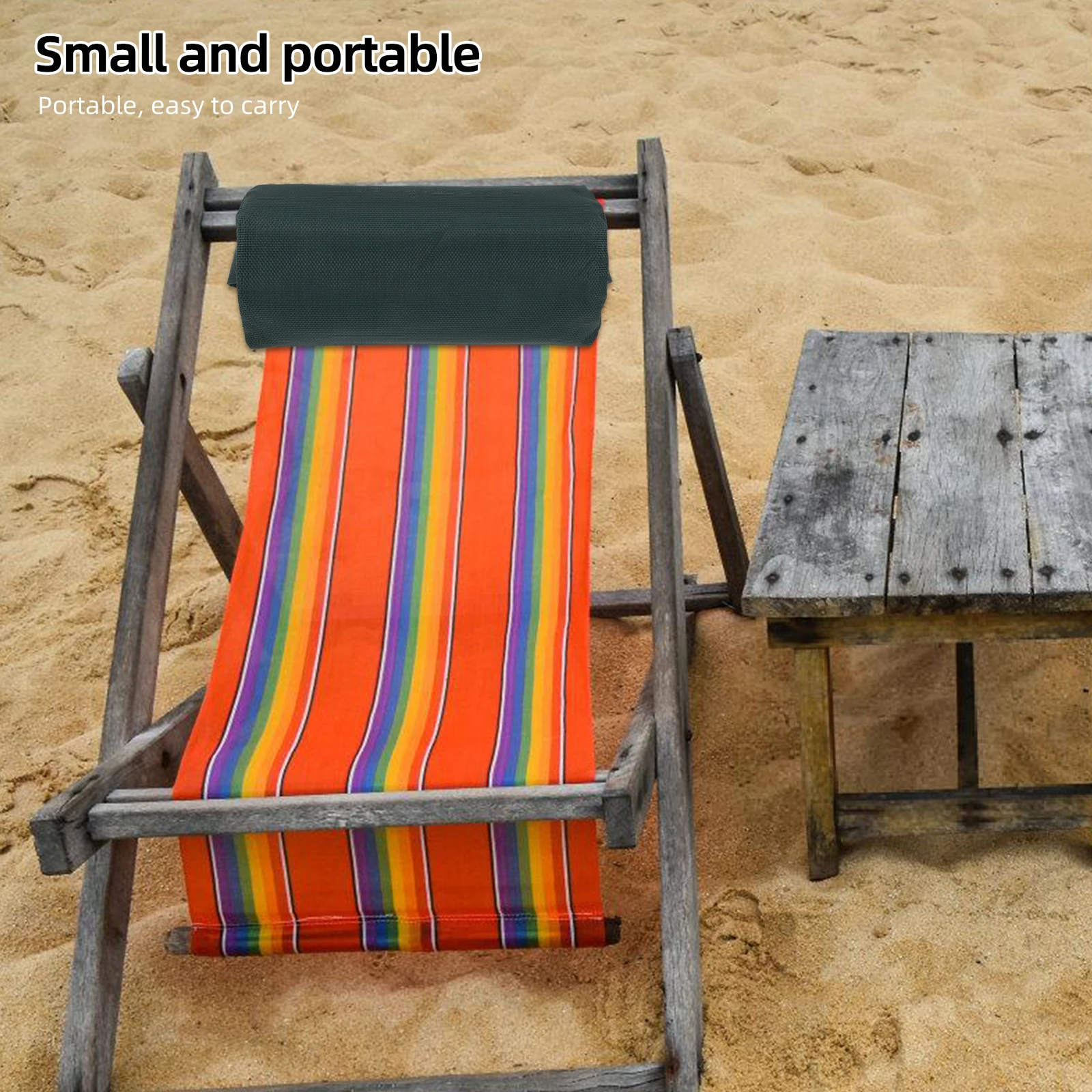 

Beach Chair Accessories Pillows Chaise Lounge Cervical Necessities Olive Green Car Lumbar Support Headrest Outdoor Office