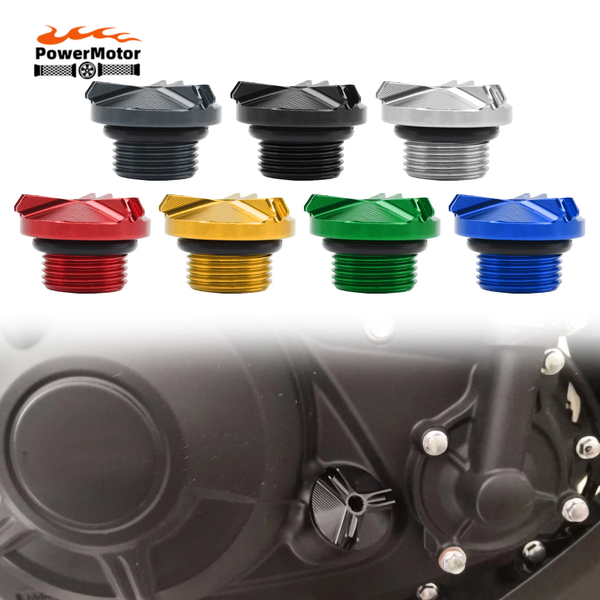 

Motorcycle CNC Engine Oil Filler Cap Oil Plug Cover For Kawasaki Z900 Z650 Z800 Z400 Z1000 Z1000R Z1000SX Z900RS z125 Modified