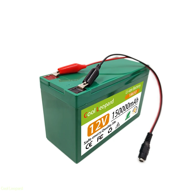 Imagem -03 - Bateria de Íon de Lítio para Bateria de Veículo Elétrico de Energia Solar Embutido 30a Bms Mais 12.6v Carregador Novo 18650 3s6p 12v 150ah