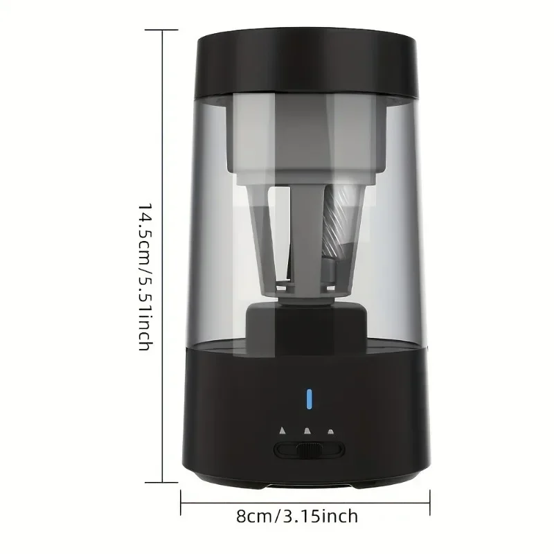 Fully Automatic Electric Pencil Sharpener, Auto Pen Feed USB Charging
