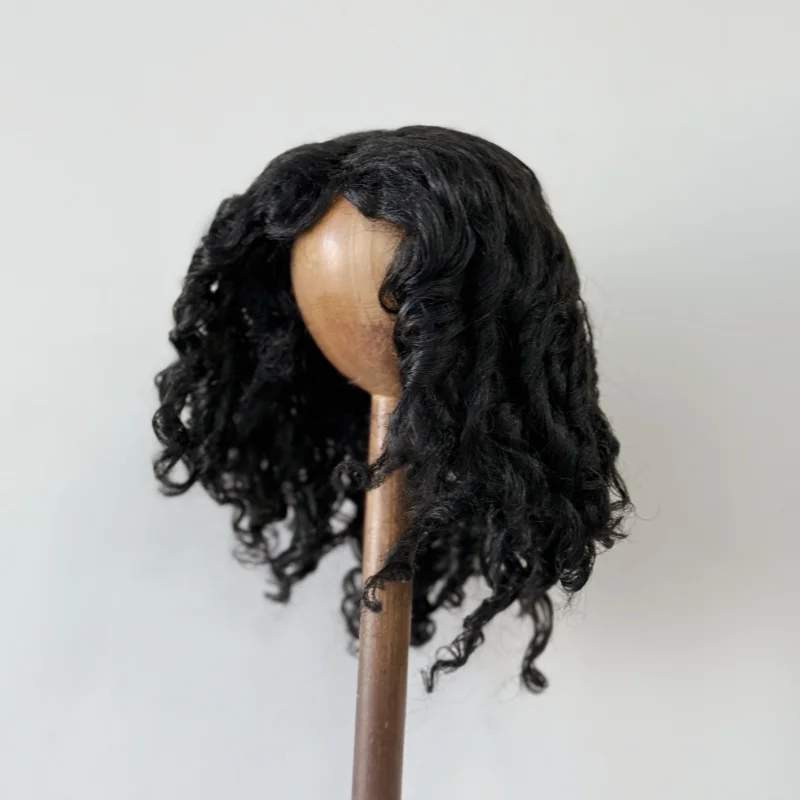 JD001 모든 사이즈 패션 곱슬 웨이브 BJD 합성 모헤어 가발 (1/6 1/4 1/3 블라이스 인형용) 도매 YOSD MSD SD 액세서리