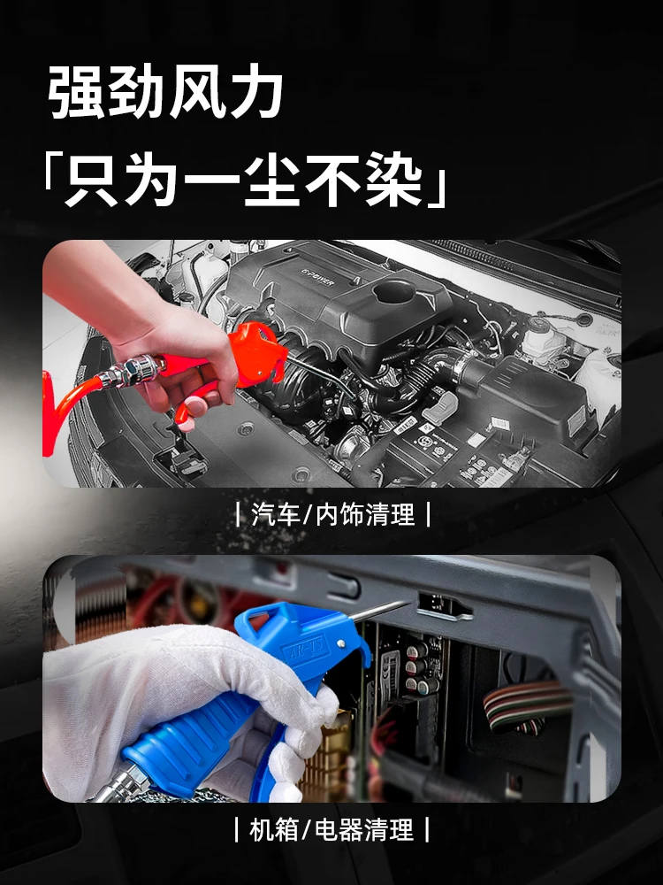1PCSHigh-pressure dust gun, air pump air pressure soot blowing gun and Changfeng pneumatic tools for truck dust removal