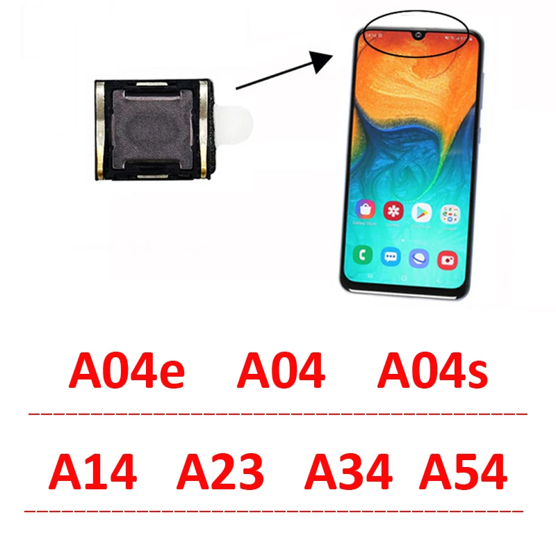 For Samsung Galaxy A04 A04e A04s A14 A24 A34 A54 A74 4G 5G Phone New Top Earpiece Ear Piece Speaker Flex Cable