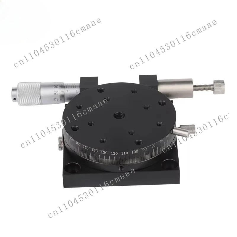 360 R axis 40 * 40mm manual rotary table Translation table for testing instruments Manual rotary table