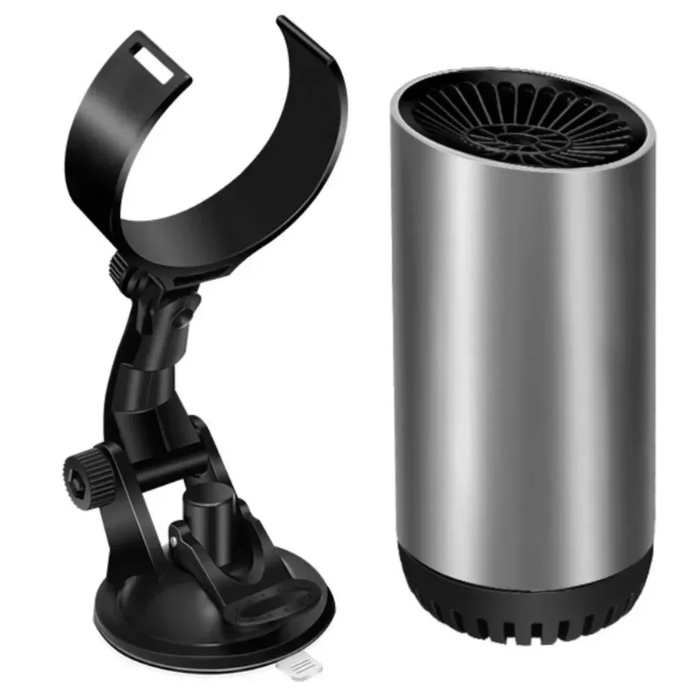 سخان السيارة المحمولة الزجاج الأمامي مزيل الصقيع مزيل الضباب التدفئة السريعة التبريد قابل للتعديل المكونات استخدام لسيارة SUV شاحنة الشتاء التدفئة