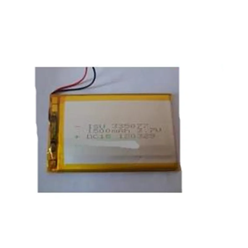 

2Pcs/Lot 335077 3.7V 1500Mah Li-po Polymer Lithium Ion Rechargeable Battery For Bluetooth Headset MP3 MP4 TOY