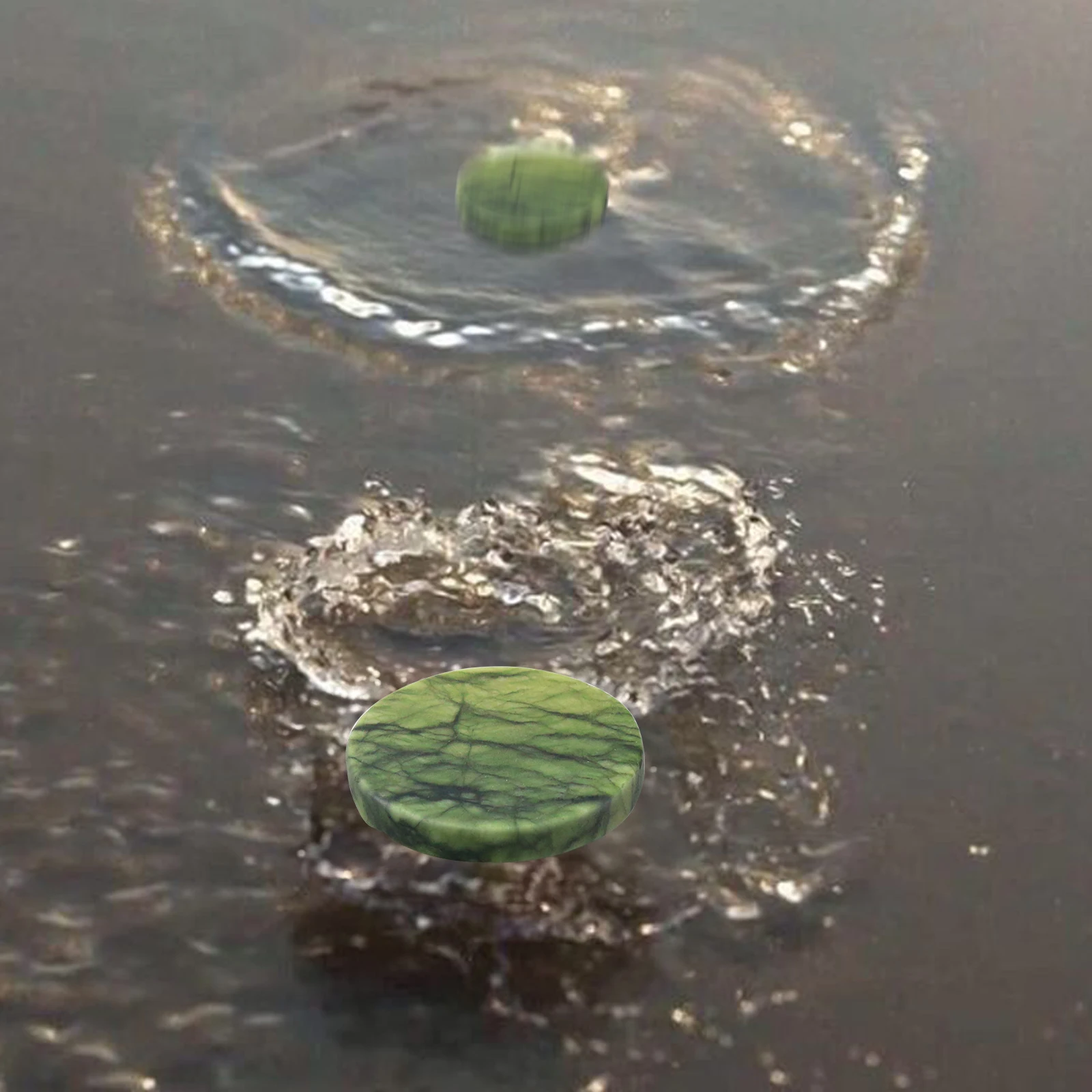 Water Drift Stone Toy, Pedras planas redondas são fáceis de desenhar, Estilos de pedra são aleatoriamente