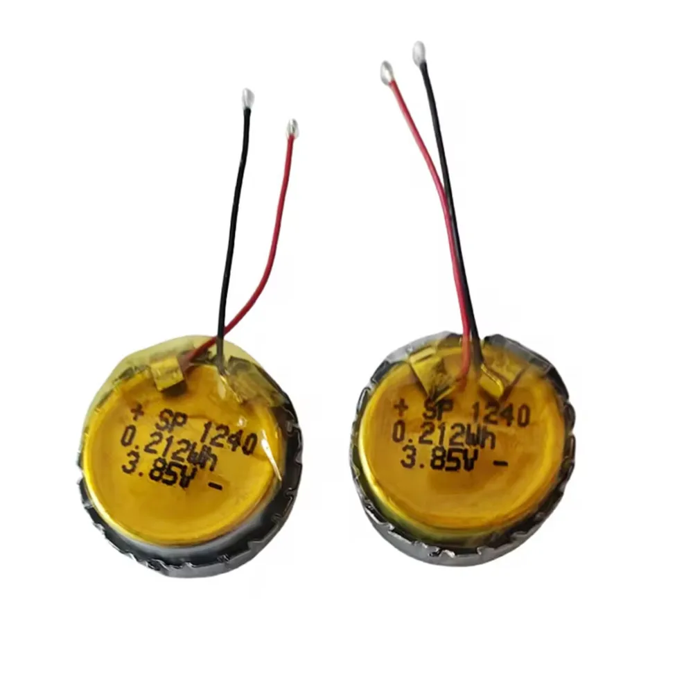 New 1240 3.85V 55mAh Headset Battery for JBl Tune Flex TWS Wireless Bluetooth Earphone Charging Case Compartment