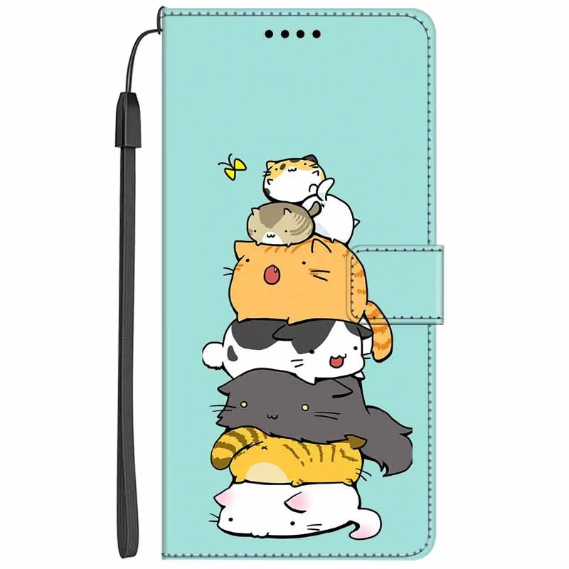 Wallet Magnetic Case For Xiaomi Poco X4 Pro 5G Cover Leather Flip Book Stand for Poco X6 Pro / PocoX6 Covers for Poco M6 Pro 4G