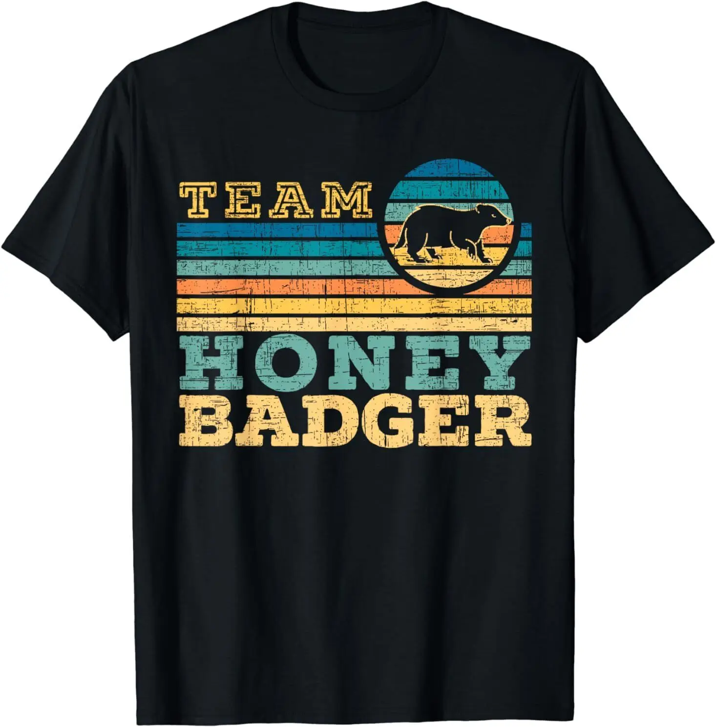 

NEW LIMITED Team Honey Badger Animal Design Best Gift Idea T-Shirt S-3XL