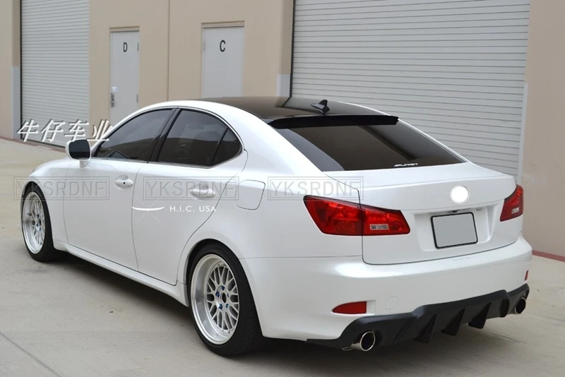 High quality ABS rear tailbox spoiler rear windshield wing visor for Lexus IS IS250 IS300 IS350 2007-2013 car styling