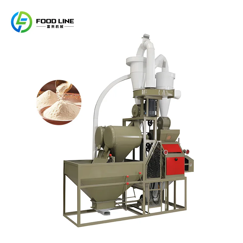 50t Wheat Flour Milling Machine Easy to Maintain Corrosion Resistant Corn Grinder Customized
