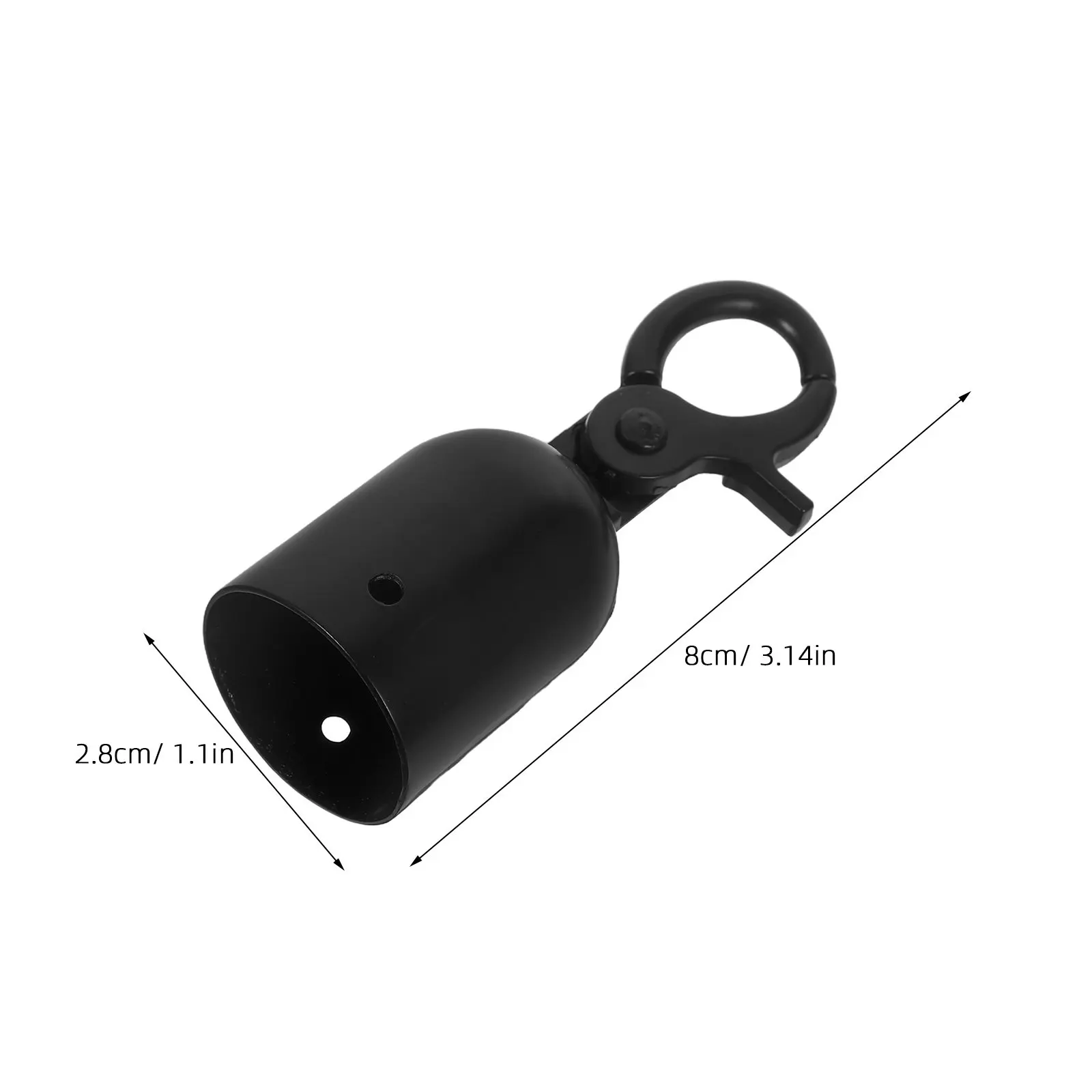 4Pcs Rope End Hook Zinc Alloy Strong Barrier Cord Clasp Stanchion Rope Connector Secure Safety Crowd Control Fittings