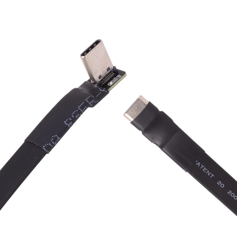 USB 3.1 Extension Cable Type-C Male to Female 90° Adapter Gen2x1 10G Extension Cord WIth Chip For Multicopter Aerial Photography