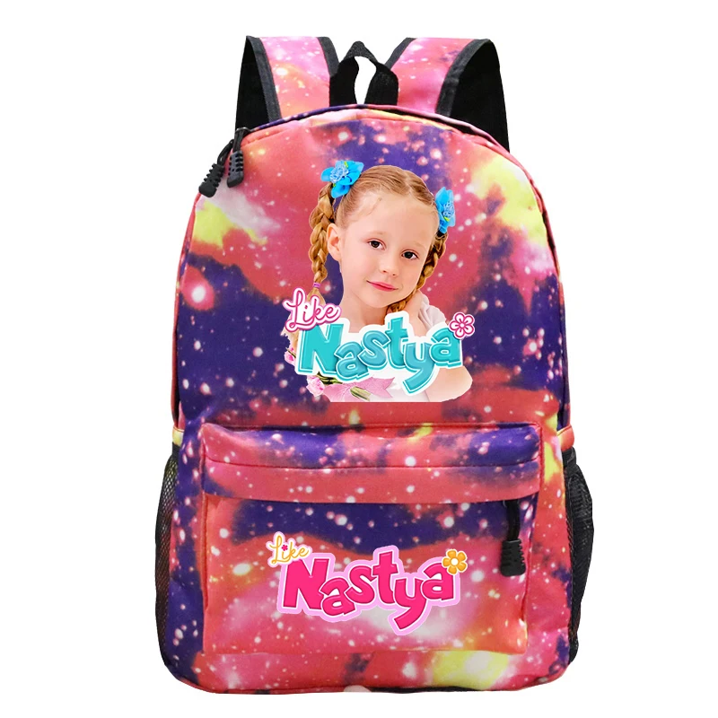 Like Nastya Backpack Lady Laptop Rucksack Cute Girls Travel School Bags For Students Children Bookbag Harajuku Nastya Backpacks