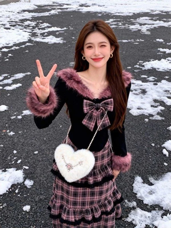 

K Sle Knot клетчатый комплект женский Zen Faion New Sle универсальная женская одежда повседневная одежда для весеннего сезона