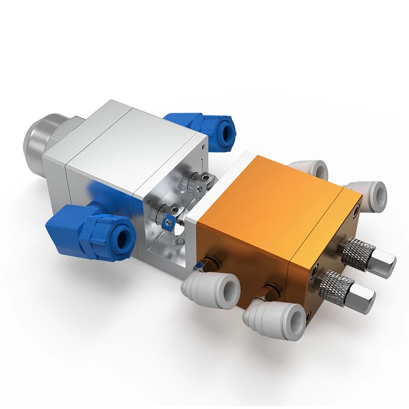 QLH-36 Double-cylinder Suction Pneumatic Dispenser Adjustable AB Double-liquid Distribution Valve