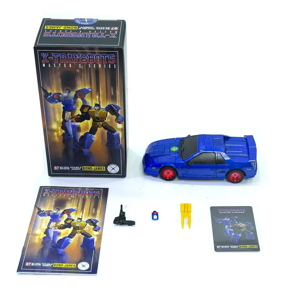 

In Stock New Transforming Toy X-Transbots MX-26B Bond and James Japanese Version Punch-CounterPunch Action Figure Collectiongift