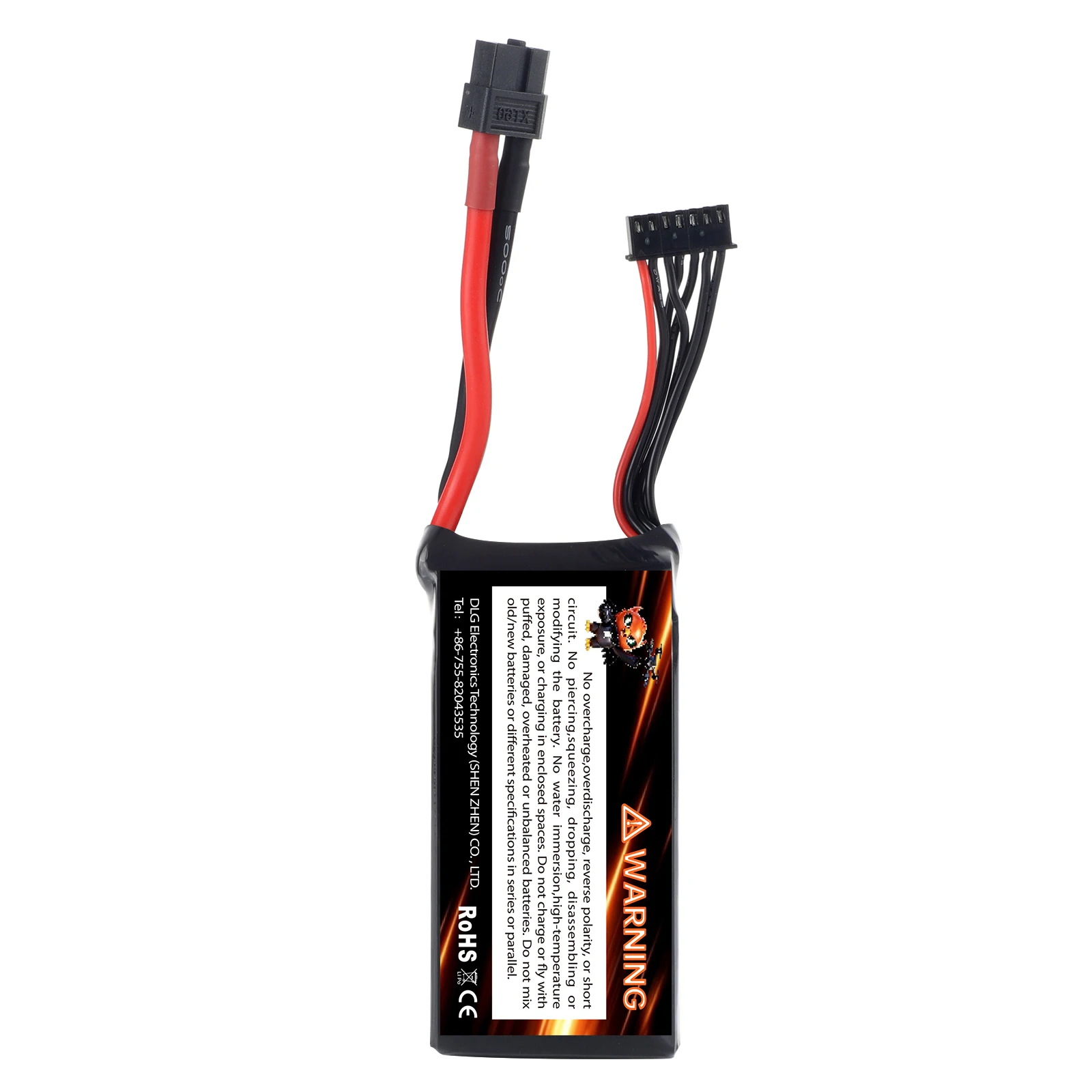 DLGPOWER RC Lipo Battery 6S 22.2V 1300mAh Rechargeable Batteries With XT60 For FPV Drone Quadcopter Airplane Helicopter RC