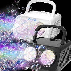 26 hole double hole portable small electric stage bubble machine birthday outdoor bubble toy without battery and bubble water