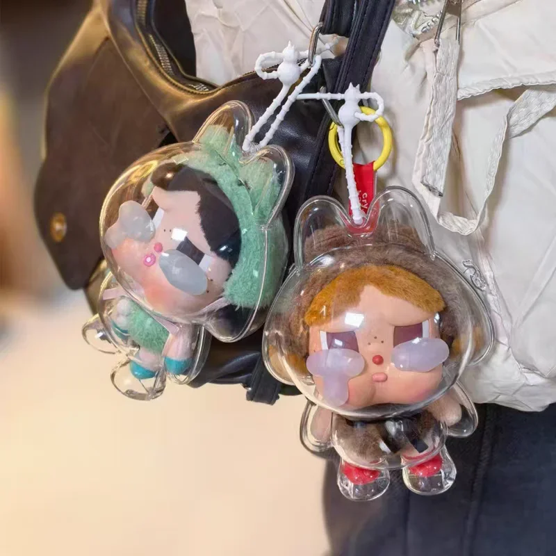 CRYBABY płaczący dziecko CRYBABY futerał ochronny w pełni przezroczysty akrylowy pokrowiec ochronny chodząca torba dla dziecka akcesoria dla lalek