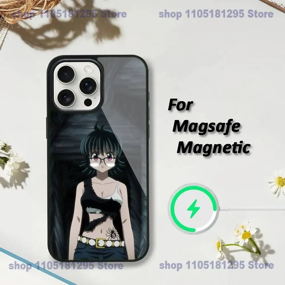 Custodia per telefono Shizuku Murusaki per iPhone 17,16,15,14,13,12,11,Plus,Pro,Max,Mini Magsafe Ricarica wireless magnetica