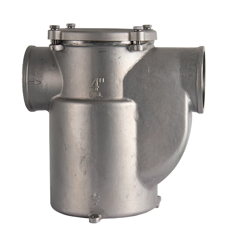 China Made Boat Fittings Stainless Steel 316L Marine Sea Water Filter / Strainer