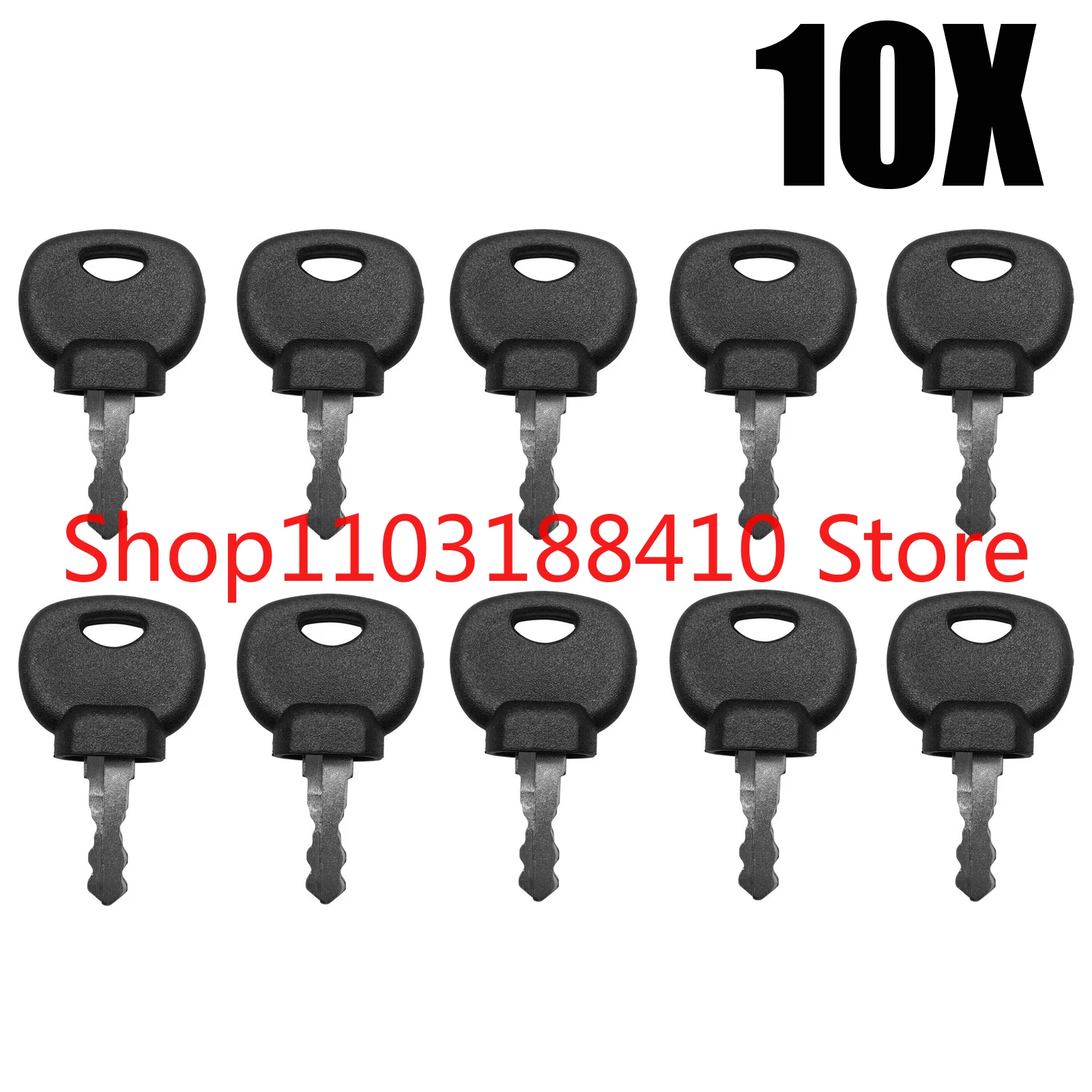 1/6/10 Pcs Ignition Key Plant Application Spare 14607 for Bomag Manitou Tractor SPARE 14607 IGNITION KEYS Car Accessories