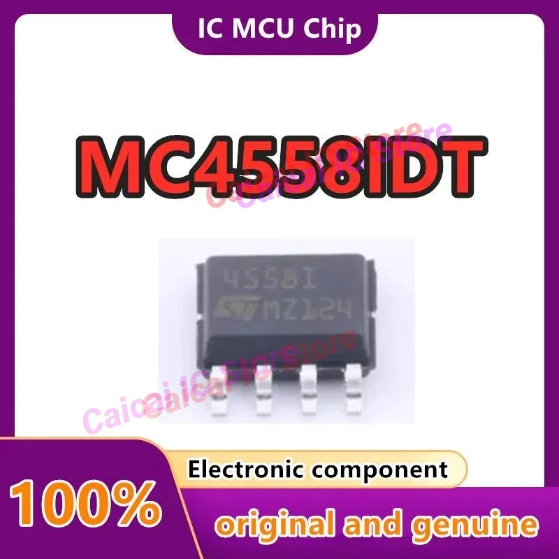 20PCS MC4558IDT MC4558 ST SMD SOP8  100% New&Original