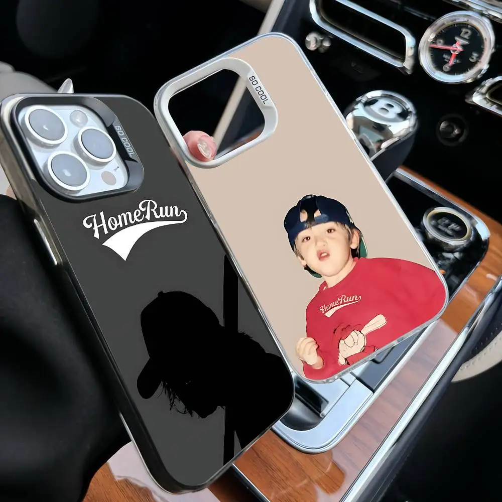 

P-PauloS Londra Чехол для телефона Homerun для IPhone 17, 16, 15, 14, 13, 12, 11 Pro Max Plus Цветной противоударный задний серебряный чехол