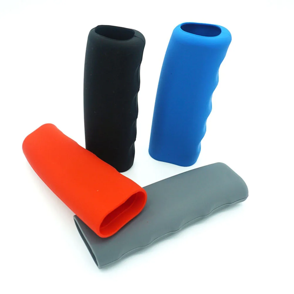 

Silicone Wave Handbrake Cover Red Pullover Non-Slip Protector Car Hand Brake Sleeve Decor Automotive