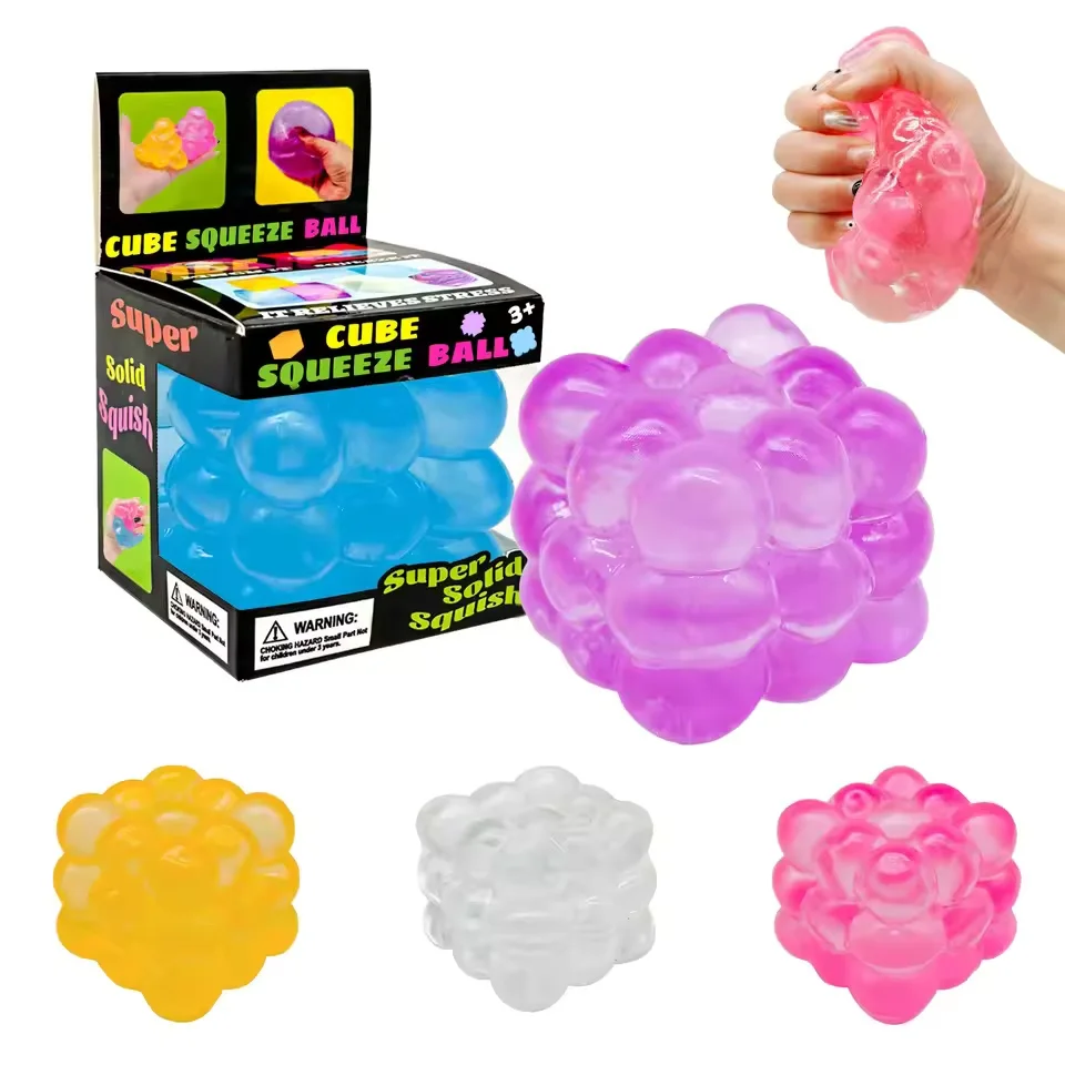 1Pc Nieuwe driedimensionale snoep kneden muziek volwassen Stress Squeeze zintuiglijke Speelgoed Decompressie Simulatie Kubus Party Gift