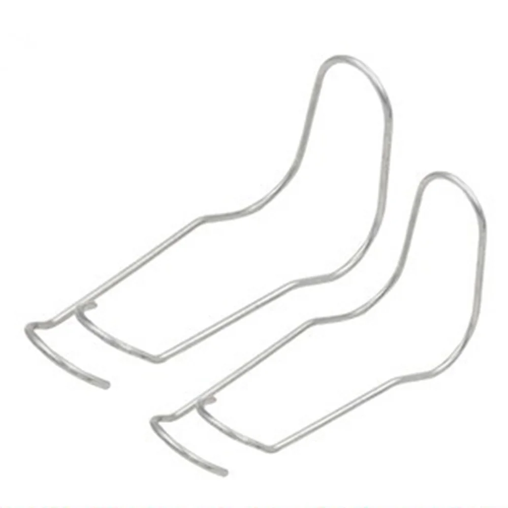 Spring Steel Wire Buckle Steel Supplies 10PCS For flower support Garden Greenhouse Pipe Top Silver High Quality