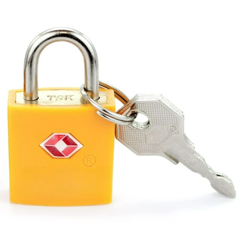 CarryOn TSA Approved Padlock - TSA Keyed Luggage Lock - Orange