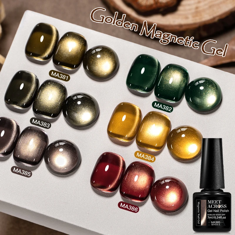 Ouro glitter gato gel magnético unha polonês luz dourada gel magnético semi permanente embeber fora uv gel verniz suprimentos de unhas diy