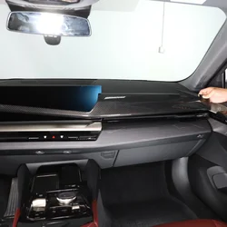 For BMW 5 Series G60 2024 ABS Carbon Fiber Car Center Console Dashboard Panel Decoration Cover Car Interior Accessories LHD