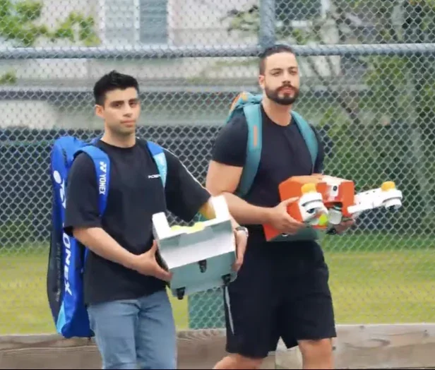 Bild 5: Neuester Smart Tennis Ball Pick up Robot Tennis Ball Collector Picker für Tennis Sports Training Court