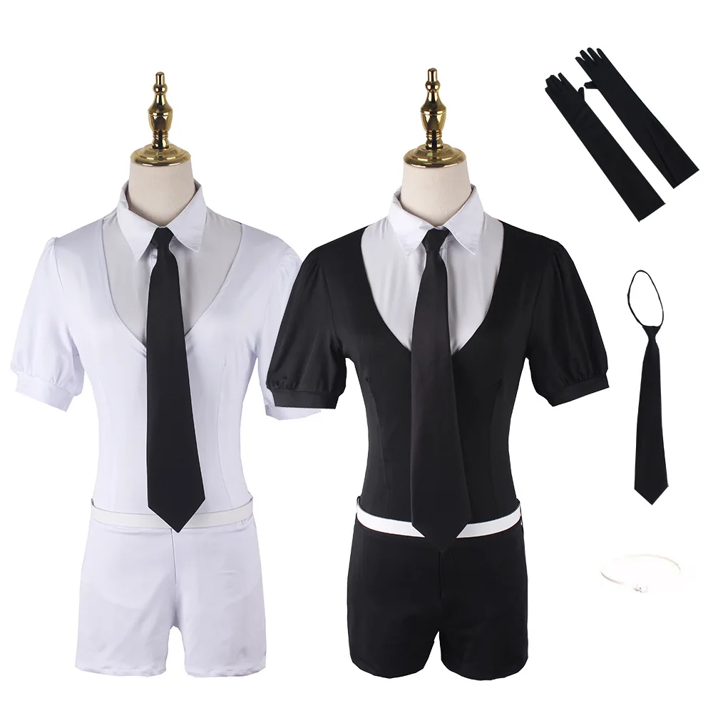 Anime Land Van De Glanzende Cosplay Fosfophylliet Bort Antarcticiet Kleding Cosplay Pruik Jumpsuit Outfit Uniform Riem