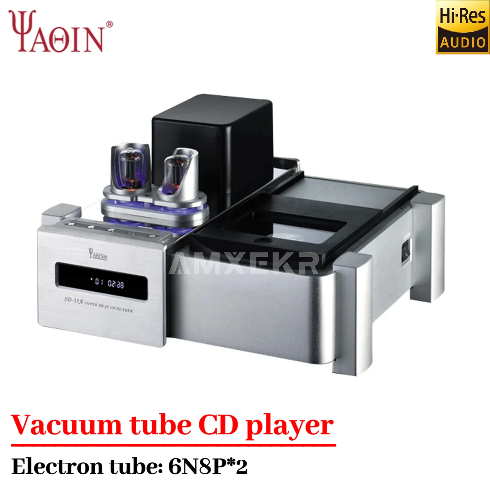 مشغل أقراص مضغوطة بأنبوب تفريغ YAQIN ، مشغل صوت مدمج في المنزل ، جهاز HiFi للحمى عالية الدقة ، مضخم صوت ، way way