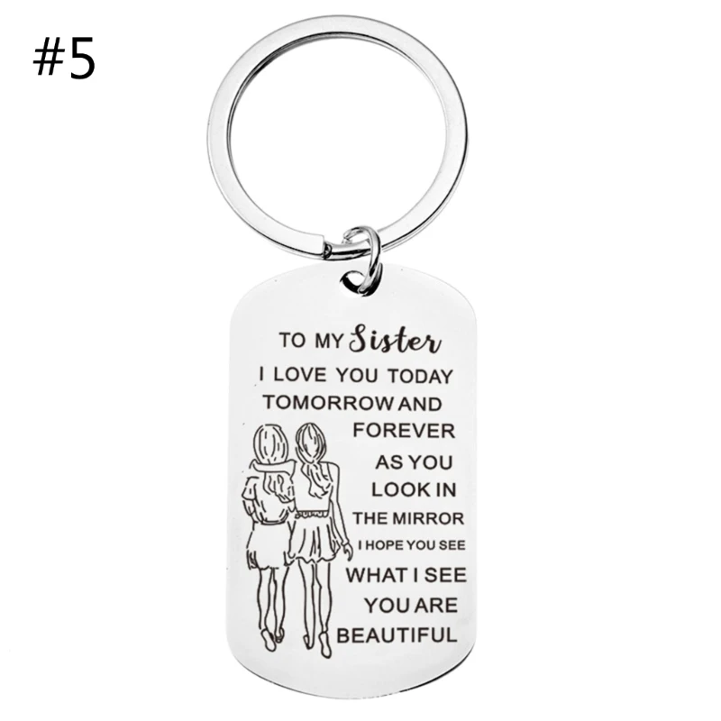 Key Holder for Close Partner Engraving Key Rings Accessories