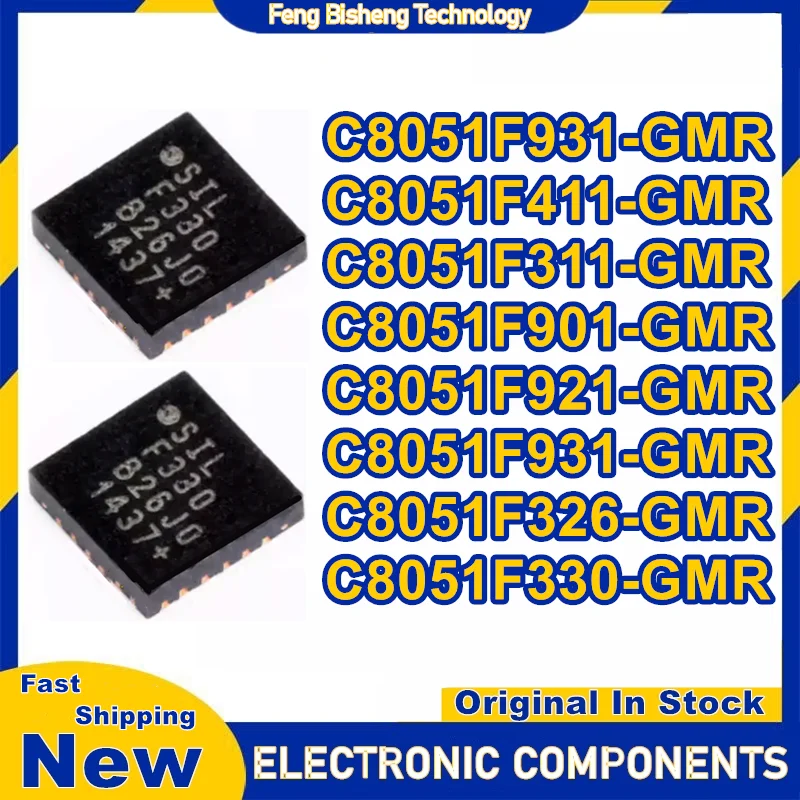 

5 шт. C8051F931-GMR C8051F411-GMR C8051F311-GMR C8051F901-GMR C8051F921-GMR C8051F931-GMR C8051F330-GMR C8051F326-GMR QFN28 новый