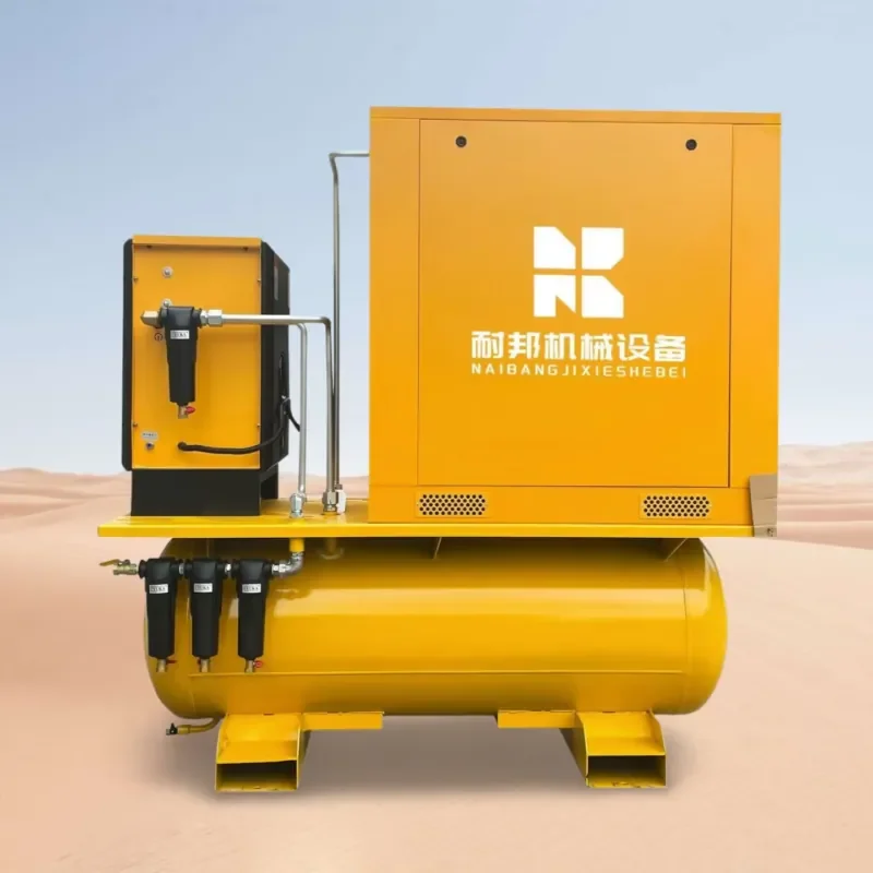 Stock 4-in-1 7.5kw/11kw/15kw/22kw All-in-One Air Compressors AC Powered General Industrial 4 Including Engine Air Cooled