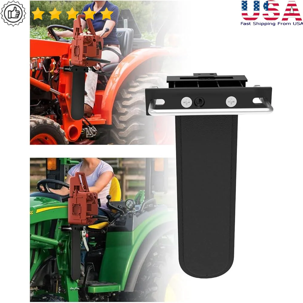 

Universal Chainsaw Holder Carrier 20 Inch Scabbard ROPS Mount Bracket Heavy Duty ATV Tractor Scabbard Kit Easy Install