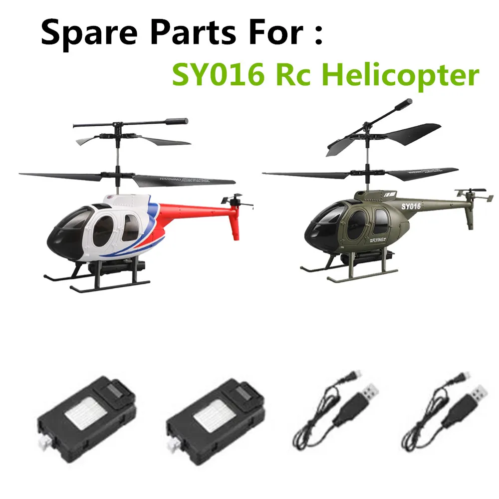 SY016 Battery 3.7v 350Mah For SY016 Spare Parts SY016 Rc Helicopter Batteries