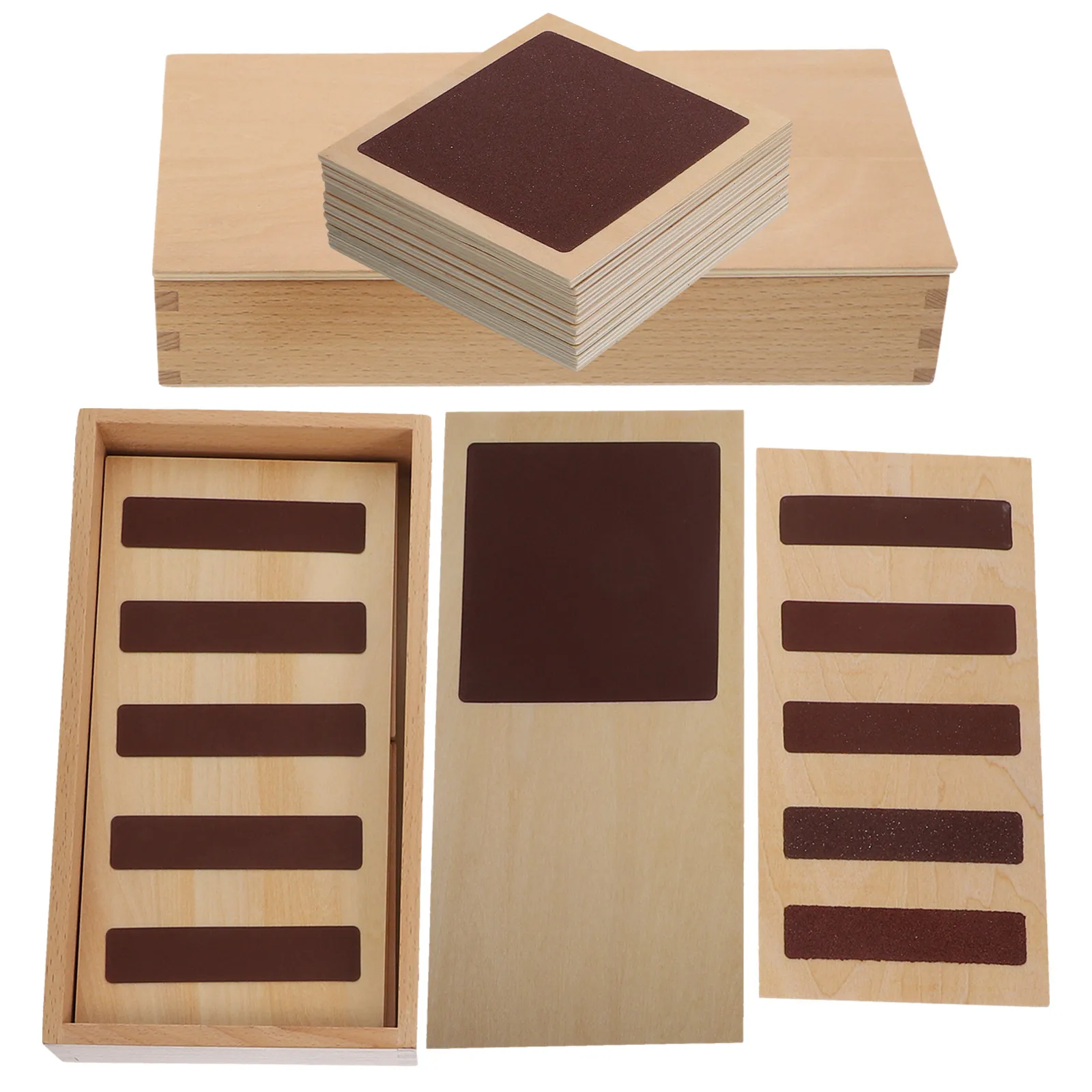 

1 комплект, детская сенсорная доска, деревянная образовательная текстура, прочная дошкольная деятельность, улучшающая координацию рук и глаз, сенсорная