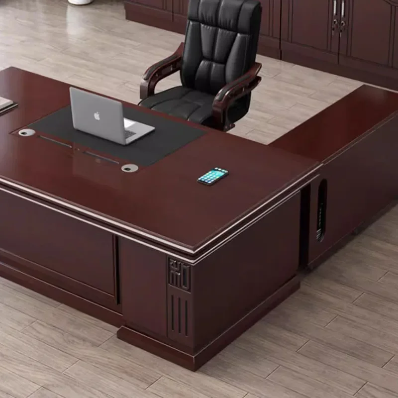 Mesa de escritório para computador, mesa de trabalho luxuosa, mesa em pé, reunião e estudante, móveis italianos