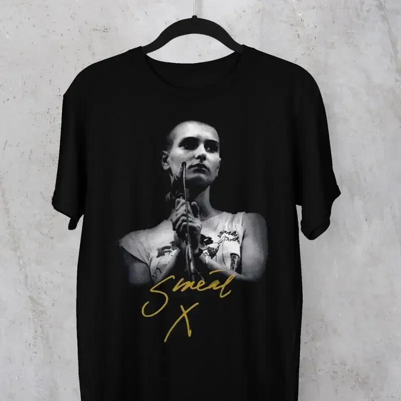 Hot Sinead O Connor Signed Black T Shirt Short Sleeve All Sizes S 5Xl